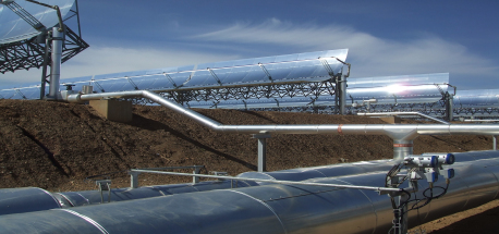 Application of flow meter in solar energy field